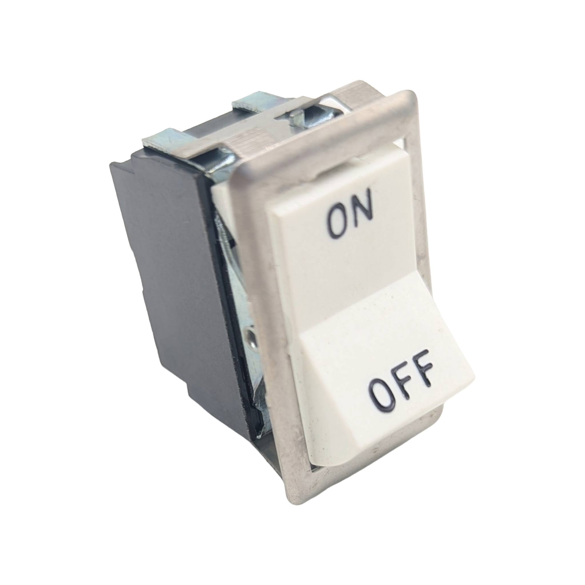 Interruptor rocker ON/OFF blanco SPST para equipo de cocción comercial - Robertshaw