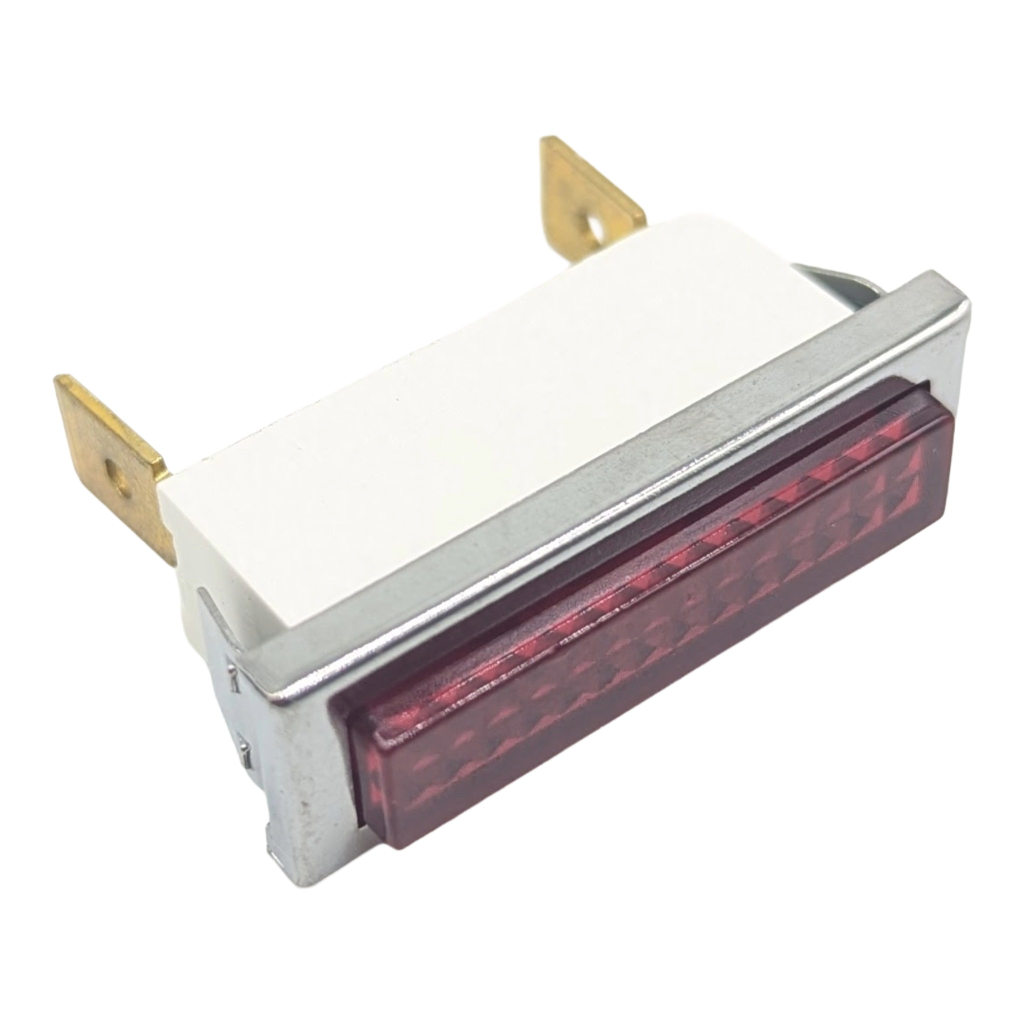 Luz indicadora roja rectangular de panel para equipo de cocción comercial - Robertshaw