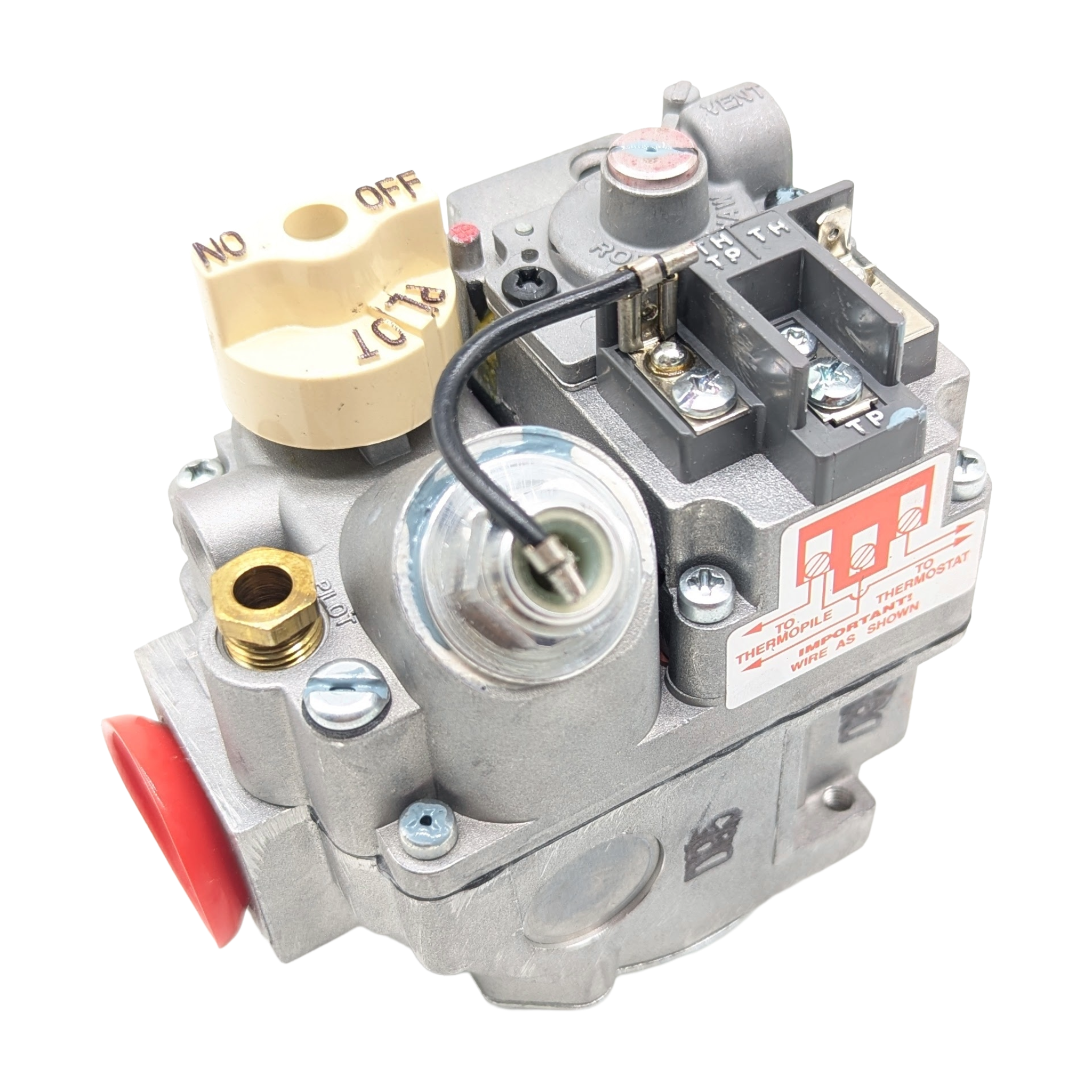 Válvula de Gas Millivolt LP 3/4 x 3/4 485000 BTU para Freidora Comercial - Robertshaw