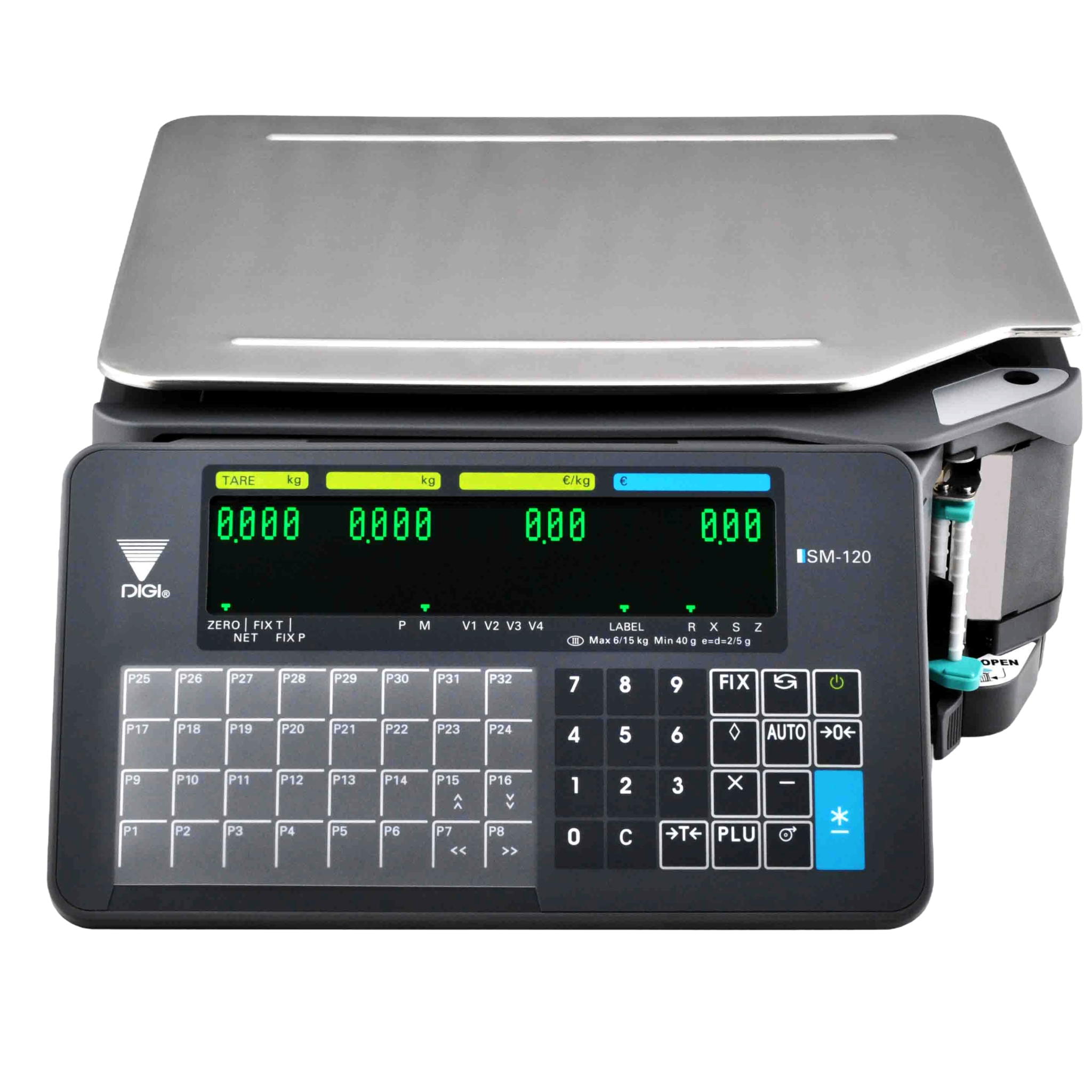 Balanza Etiquetadora DIGI SM-120B para Carnicería y Supermercado — ISAD Panamá Distribuidor Autorizado